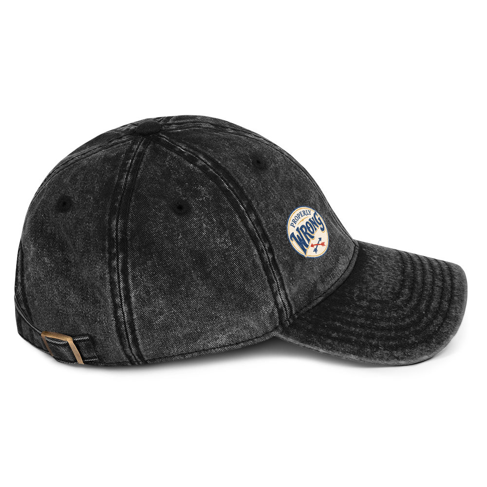 Properly Wrong, Workshop Collection - Cotton Twill Cap - Image 2