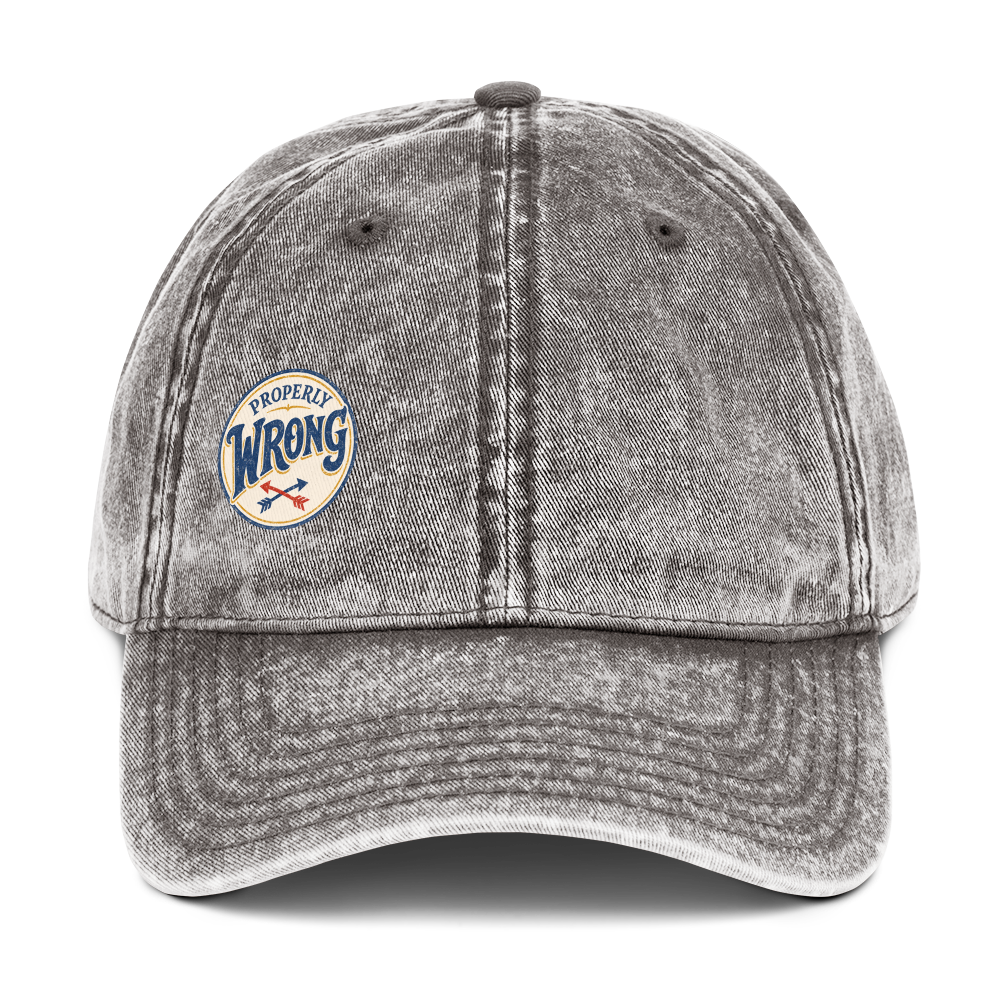 Properly Wrong, Workshop Collection - Cotton Twill Cap - Image 5