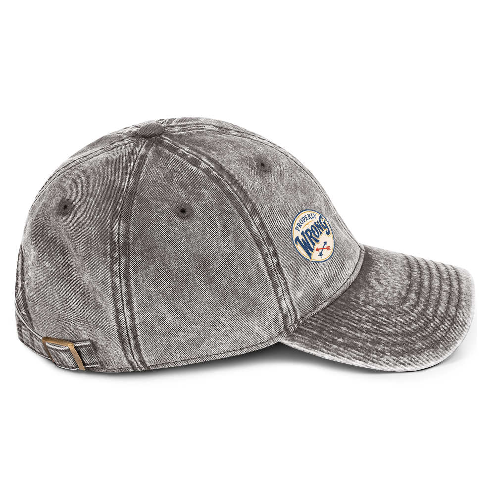 Properly Wrong, Workshop Collection - Cotton Twill Cap - Image 6