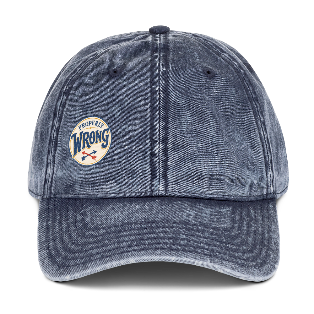 Properly Wrong, Workshop Collection - Cotton Twill Cap - Image 3
